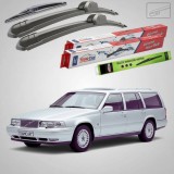 Cumpara ieftin Ștergătoare Volvo 960 S90 V90 1990-1998 | Set Față și Spate Flat &ndash; TeamCar&reg;
