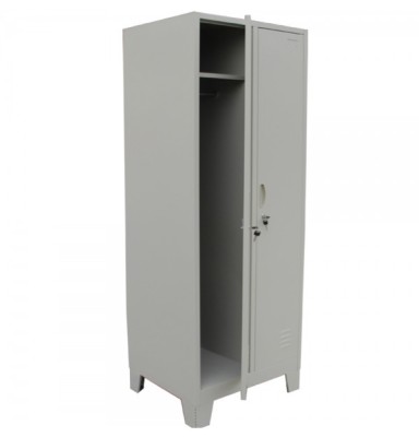 Vestiar metalic Premium cu picioare 2 usi 600x500x1920 mm (LxlxH), neasamblat, PLUS foto