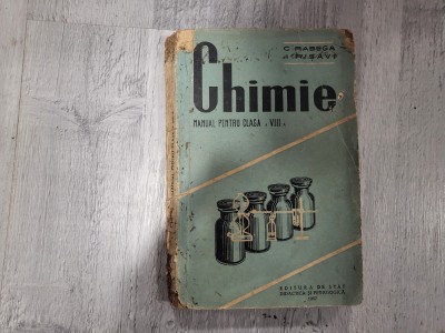 Chimie.Manual pentru clasa a VIII a de C.Rabega,I.Risavi foto