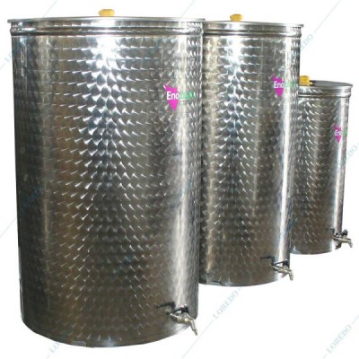Cisterna inox cu capac flotant Eco Fpn 100 L foto