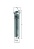MAHLE KL 96 filtru combustibil