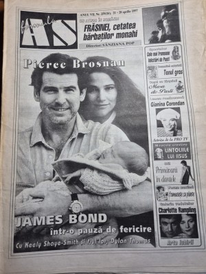 ziarul formula as 21 - 28 aprilie 1997 - gianina corondan, manastirea frasinei foto