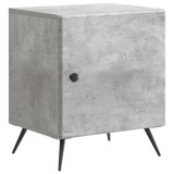 vidaXL Dulap de noapte Gri Beton 43 x 34,5 x 50 cm Lemn prelucrat 895491