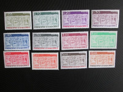 ANDORRA SERIE MNH-80 foto