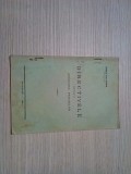 DIRECTIVELE Privitoare la APARAREA PADURILOR - Fl. Tenescu - 1940, 30 p., Alta editura