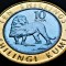 Moneda exotica bimetal 10 SHILING - KENYA, anul 2018 * cod 291 = UNC