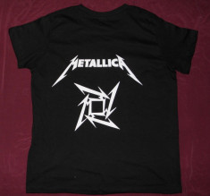 Tricou Metallica - logo , M,L,XXL,calitate 180 grame foto
