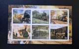 Yakutia 2002 - Mini-Coliță Filatelică &bdquo;Locomotive cu Abur Istorice&rdquo; (Locomotives / Steam Trains) 6 Valori Neștampilat - Cod: -SW13