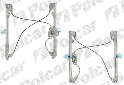 Macara geam Renault Megane 2 2002-2008 3 Usi Fata Stanga 8200325138, electrica Kft Auto foto