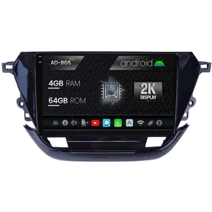 Navigatie 2K Opel Corsa F (2019+), Android OS, S-Quadcore 4GB RAM + 64GB ROM, 9.5 Inch - AD-BGS90042K+AD-BGRKIT380