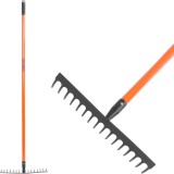 Grebla de gradina Strend Pro cu 16 dinti si coada din fibra de sticla 150 cm