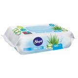 Servetele umede igienizante SLEEPY, 120 bucati, aroma de Aloe Vera