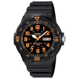 Cumpara ieftin Ceas Barbatesc Casio Collection MRW-200H-4B Analog, Rezistent Apa 10ATM, Curea Rasina, Negru/Rosu