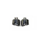 Ornament de toba compatibil Audi model tip RS-Argintiu Cod:TY001SL Automotive TrustedCars, Oem