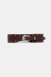 Hoss Intropia curea de piele culoarea maro, 5022314
