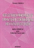 Reflectarea principalelor operatiuni in contabilitatea institutiilor de credit. Manual universitar pentru invatamantul frecventa redusa