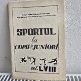 Sportul la Copii si Juniori Vol. LVIII