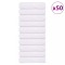 vidaXL Prosoape de m&acirc;nă 50 buc alb 50x100 cm 360 g/m&sup2; 100% bumbac 136652