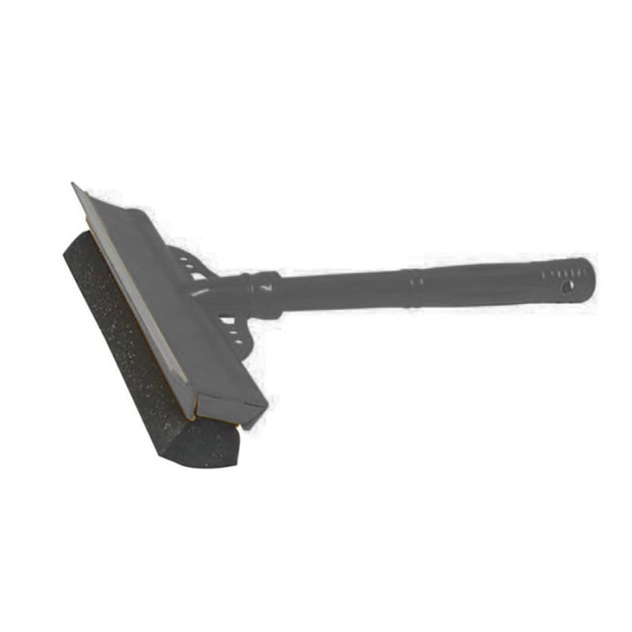Racleta din cauciuc si burete pentru curatat geamul, gri, MR723, 21 cm