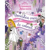 Disney Printese, Frumoasa adormita, Povestea mea de colorat