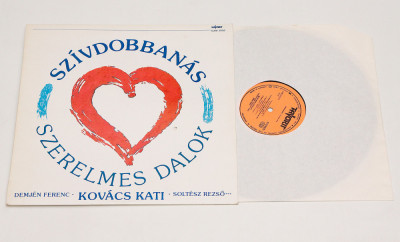 Szivdobbanas - Szerelmes dalok - disc vinil ,vinyl, LP foto