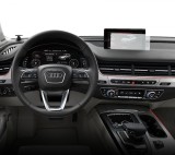 Folie Protectie Navigatie Audi Q7 2015-2019, Duragon, protectie Display Navigatie, silicon Transparent, Anti-zgarieturi, kit instalare