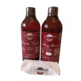 Dual Pack, Pure Teak Oil, Cutting Board Oil, laveta bumbac, 500 ml/500 ml