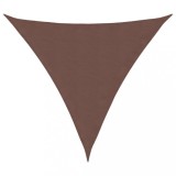 Cumpara ieftin Parasolar, maro, 3,6x3,6x3,6 m, tesatura oxford, triunghiular