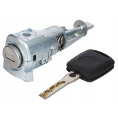 Cilindru Incuietoare Usa Auto Techstar, Compatibil Skoda Octavia 2 2004, Finisaj Argintiu, UNIW-RZ1019, Stanga/Dreapta