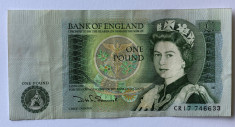 Marea Britanie 1 lira pound 1978 foto
