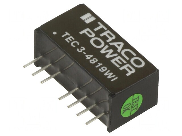 Convertor DC/DC 3W 18-75V la 9V 333mA SIP8