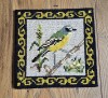 DECOR VINTAGE PENTRU PETRETE, GOBLEN PASARE, CUSUT MANUAL