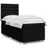 VidaXL Pat box spring cu saltea, negru, 100x200 cm, textil 3293895