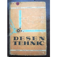 Desen tehnic. Manual pentru scoli profesionale- C. I. Georgescu, Gh. Nicoara