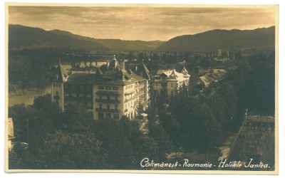 5456 - CALIMANESTI, Valcea, Romania - old postcard, real PHOTO - unused foto