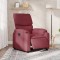 vidaXL Fotoliu rabatabil electric, roșu vin, material textil 3204803