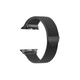 Cumpara ieftin Curea magnetica compatibila Apple Watch, metalica, reglabila Negru 42/44 mm