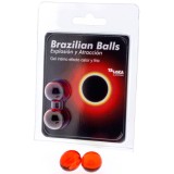 TALOKA - 2 BRAZILIAN BALLS HOT &amp; COLD EFFECT EXCITING GEL