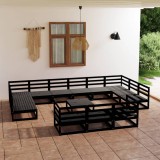 vidaXL Set mobilier de grădină, 14 piese, lemn masiv de pin 3076238