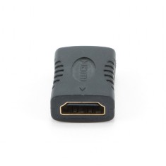 ADAPTOR video GEMBIRD, HDMI (M) la HDMI (M), conectori auriti, black, &quot;A-HDMI-FF&quot; (timbru verde 0.08 lei)