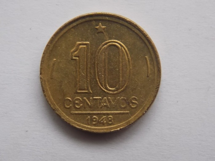 10 CENTAVOS 1948 BRAZILIA