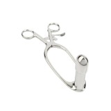 Plug anal MR. STEEL Barr Rectal Speculum Large, &icirc;n formă de specul, din oțel inoxidabil, lungime 20 cm (mare), argintiu