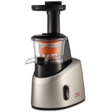 Storcator de fructe si legume Infiny Juice ZC255, 200 W, recipient suc 0.8 l, recipient pulpa 0.8 l,1 viteza, functie Reverse, negru/inox, Tefal