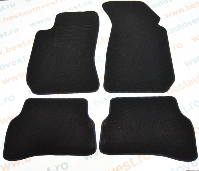 Covorase mocheta VW Passat B5 1997-2001 Negre, set de 4 bucati Covorase mocheta VW Passat B5 1997-2001 Negre, set de 4 bucati