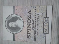 TRATAT DESPRE INDREPTAREA INTELECTULUI - B. Spinoza - 1992, 95 p.