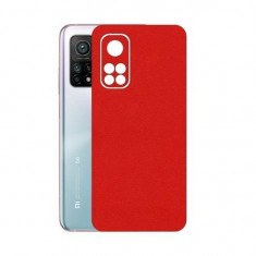 Set Folii Skin Acoperire 360 Compatibile cu Xiaomi Mi 10T Pro (2 Buc) - ApcGsm Wraps Cardinal Red