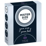 Pachet 3 Prezervative Mister Size (69 mm)