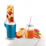 Cumpara ieftin Nutriblender juicer Trisa Power Smoothie, cutit 4 lame, 21000 rpm, albastru