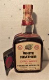 RARE WHISKY WHITE HEATHER, CL 75 GR, 43,4, ANII70/ 80 IMP. RINALDI BOLOGNA ITALY, Europa, Rosu, Sec