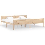 Cumpara ieftin Cadru de pat, 200x200 cm, lemn masiv de pin
